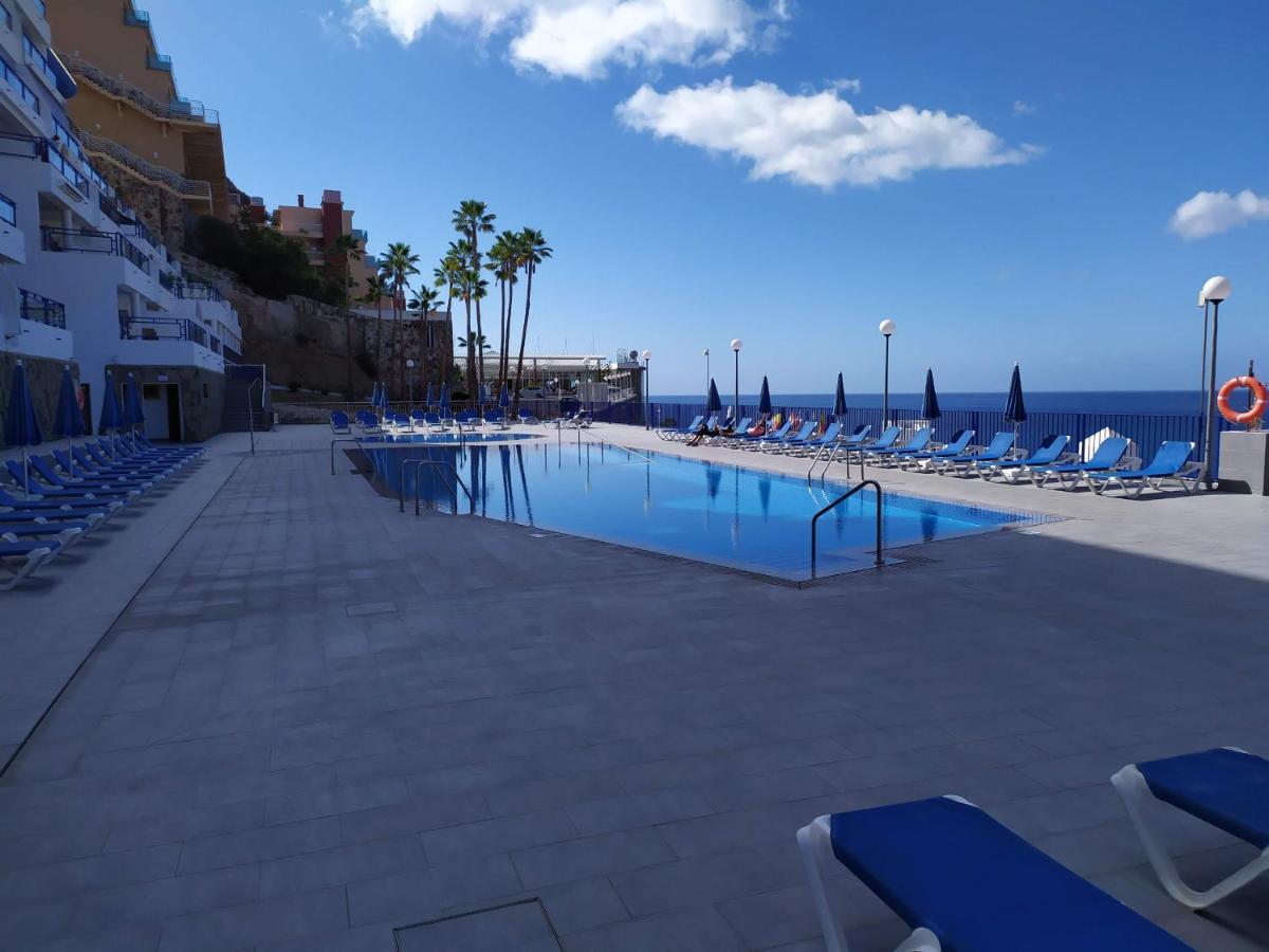 Ocean View Apartment In Taurito, Mogan - Top Floor Dış mekan fotoğraf