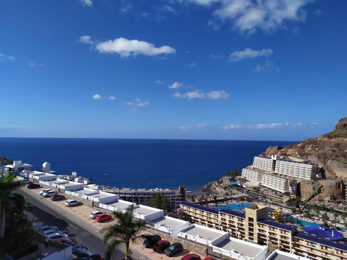Ocean View Apartment In Taurito, Mogan - Top Floor Dış mekan fotoğraf
