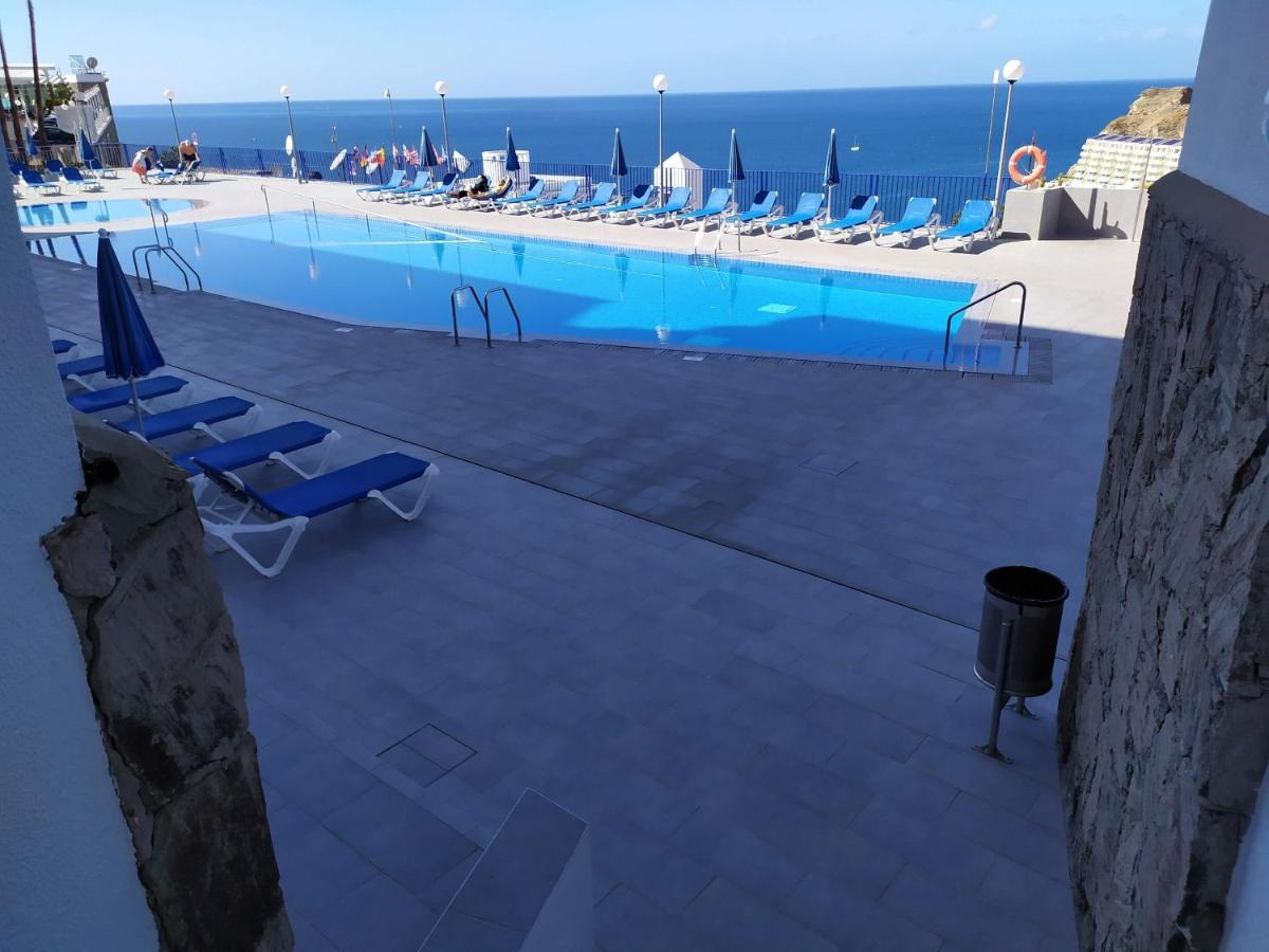 Ocean View Apartment In Taurito, Mogan - Top Floor Dış mekan fotoğraf