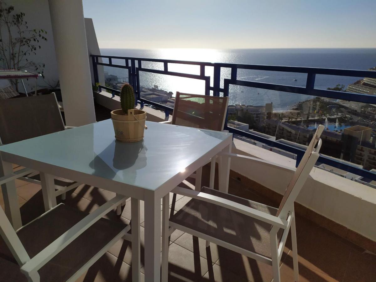 Ocean View Apartment In Taurito, Mogan - Top Floor Dış mekan fotoğraf