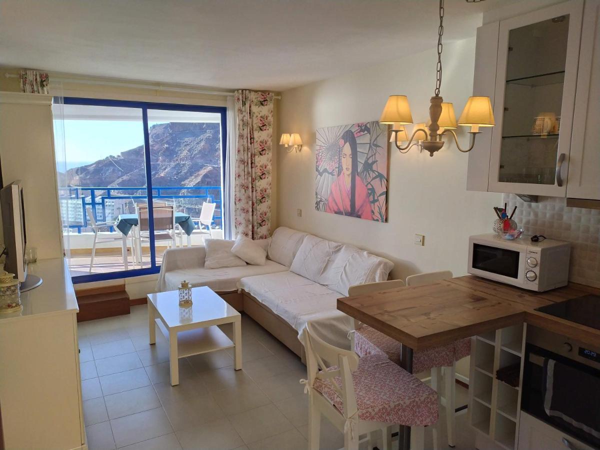 Ocean View Apartment In Taurito, Mogan - Top Floor Dış mekan fotoğraf