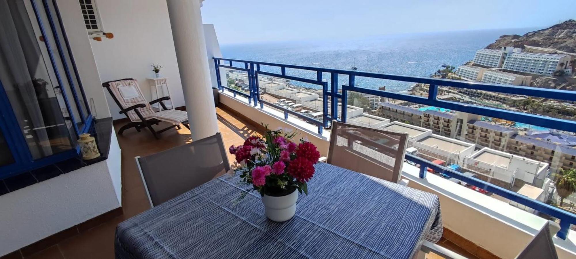 Ocean View Apartment In Taurito, Mogan - Top Floor Dış mekan fotoğraf